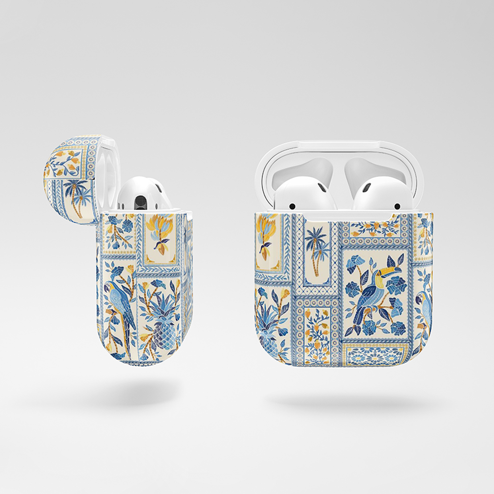 Personalized Folk Art Airpods Case (Design)
