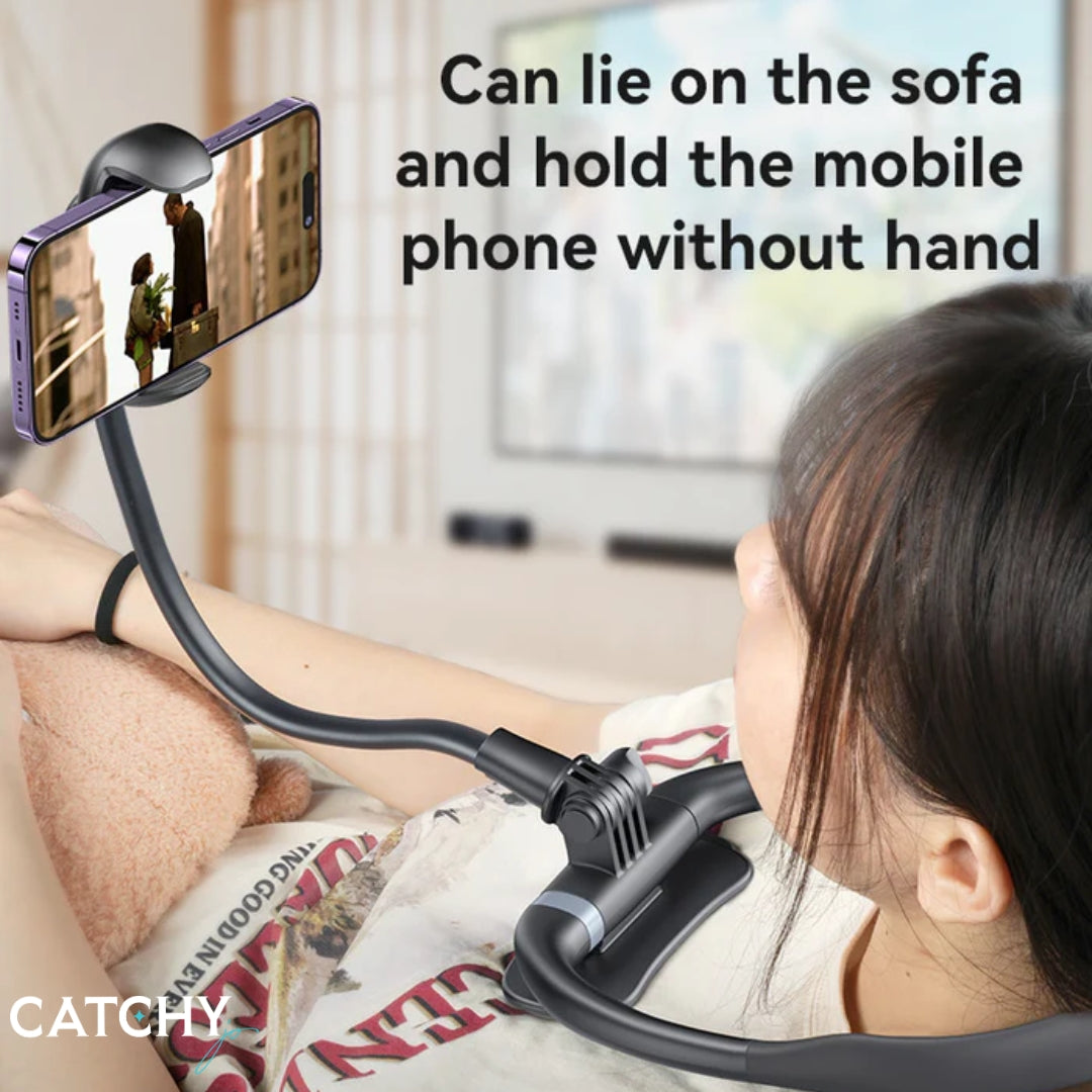 YESIDO C291 Magnetic Silicone Necklace Phone Holder