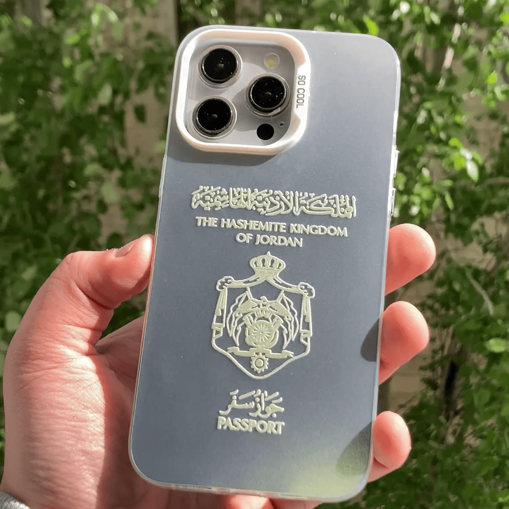 Jordanian Passport iPhone Case