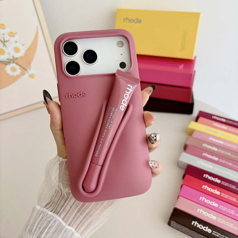 iPhone Rhode Hayley Lip Gloss & Silicone Case