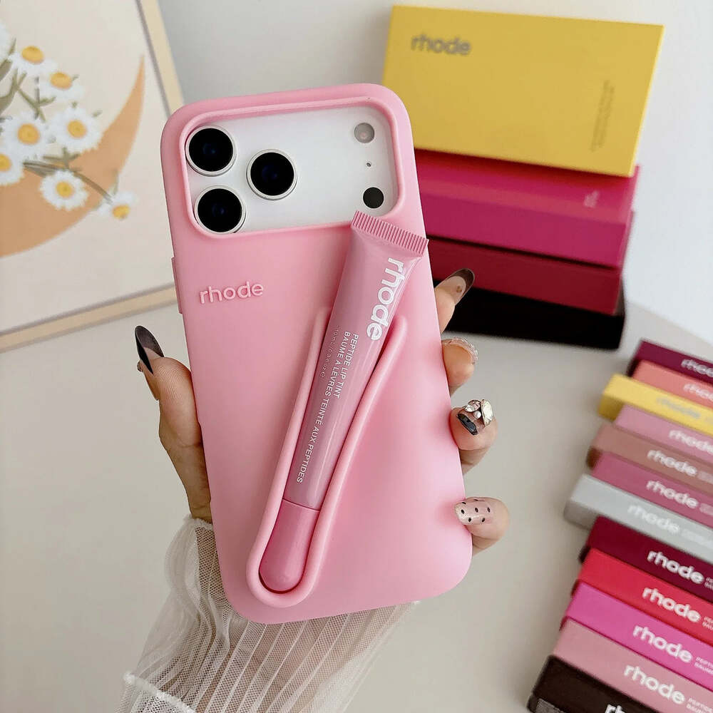 iPhone Rhode Hayley Lip Gloss & Silicone Case