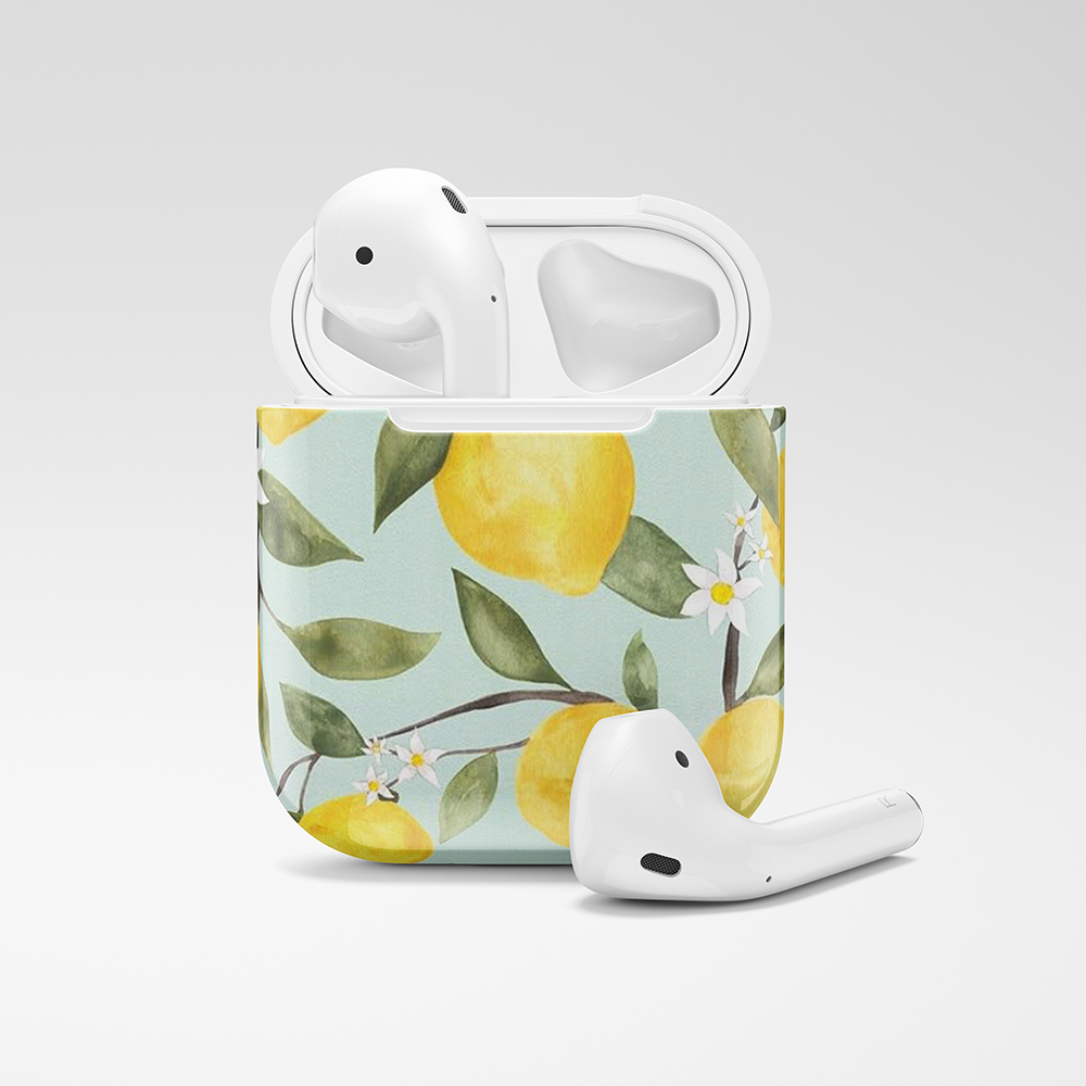 Personalized Lemon Airpods Case (Design)
