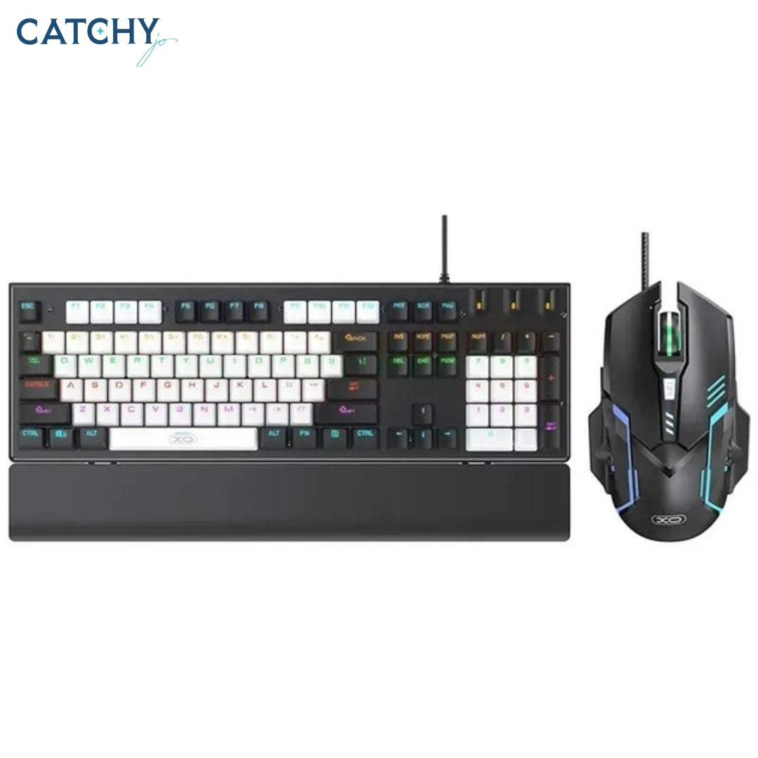 XO KB-06 Wired Mixed Color Illuminated Keyboard Set
