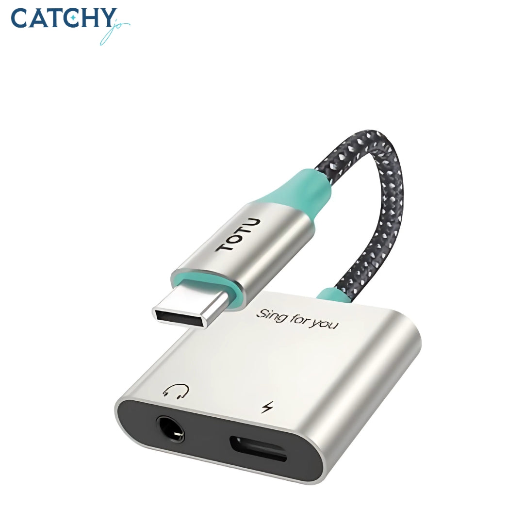 TOTU AD-5 USB- C TO 3.5mm Series-Audio Adapter