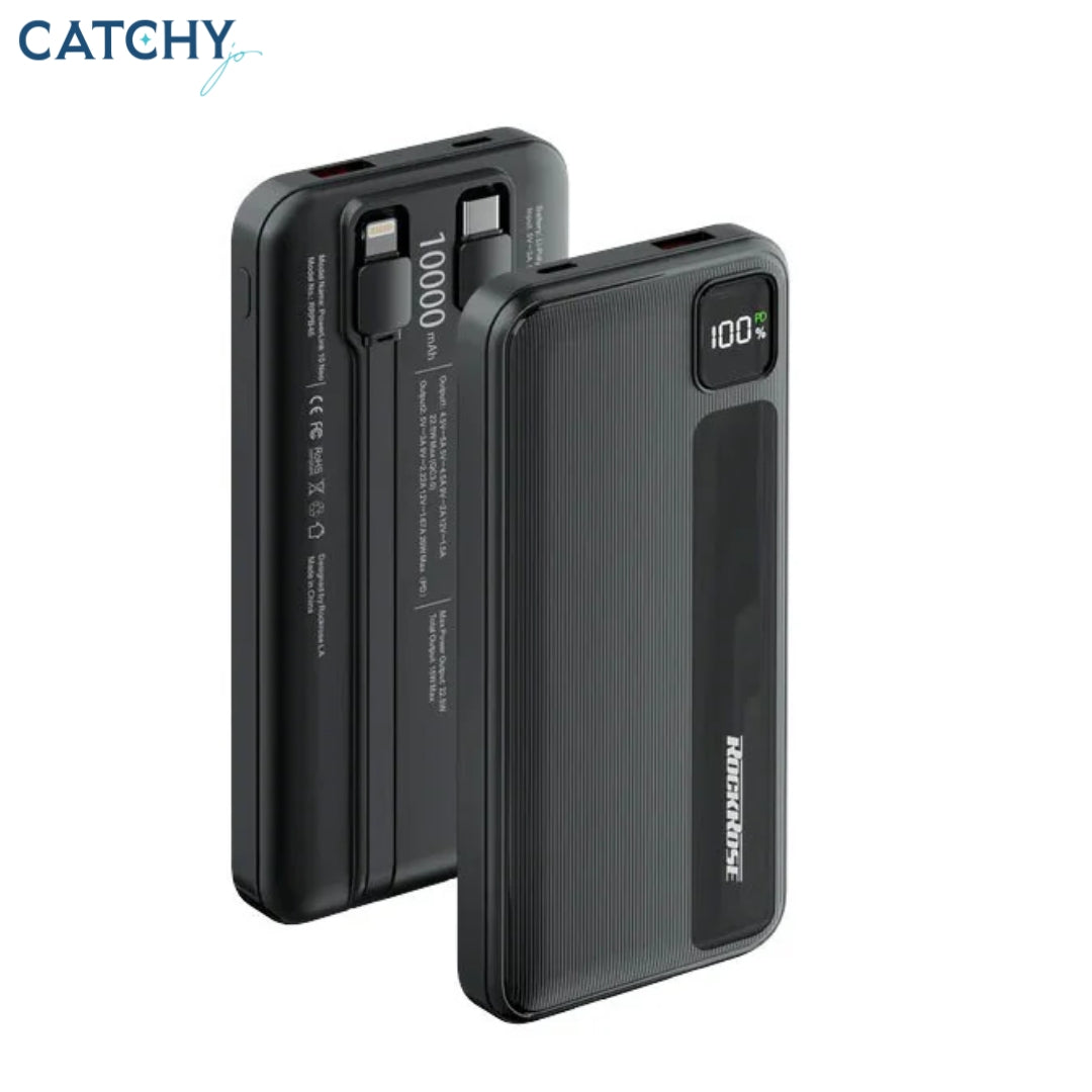 ROCKROSE PowerLink 10 Neo Fast Charging Power Bank (10000mAh)