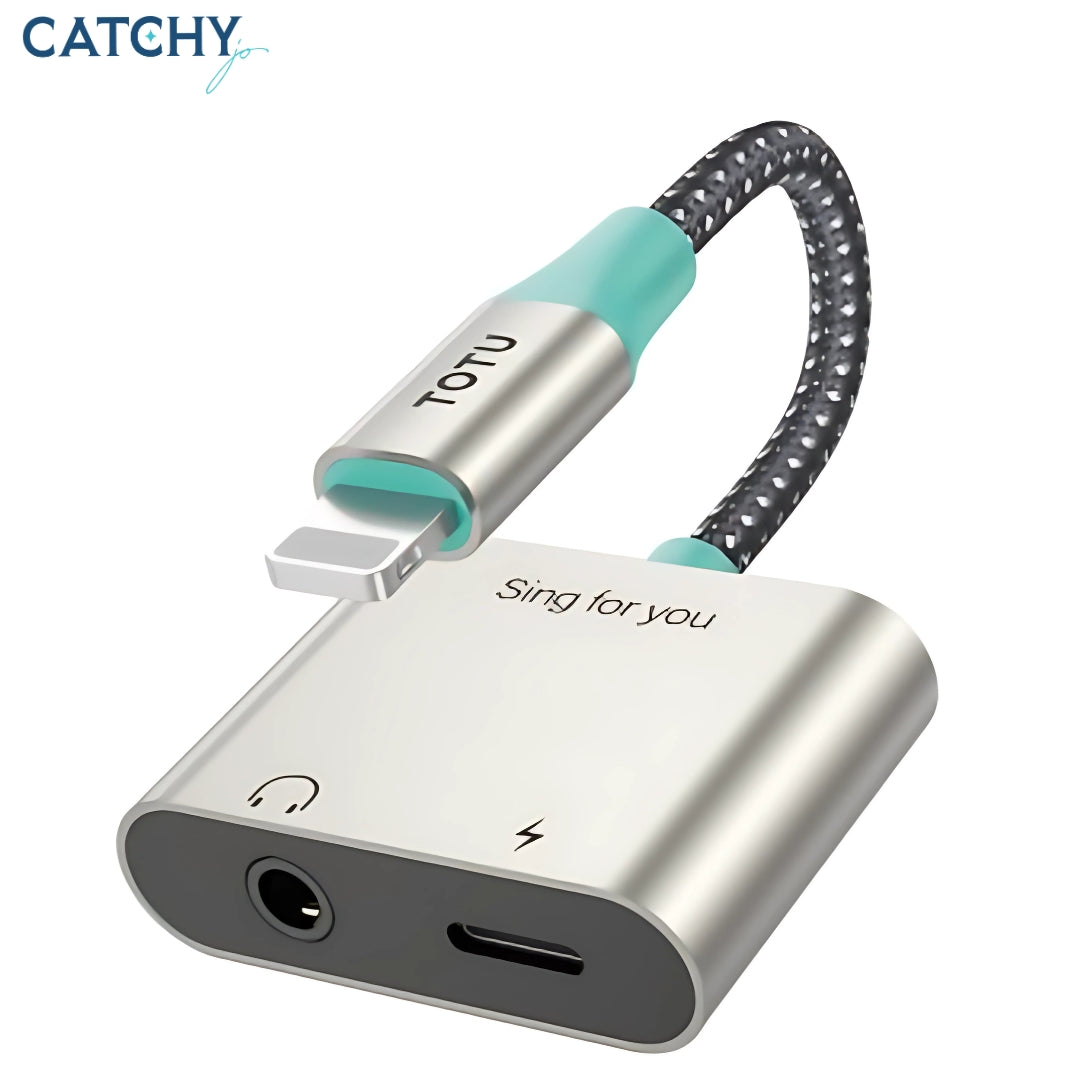 TOTU AD-2 Lightning Series Audio Adapter