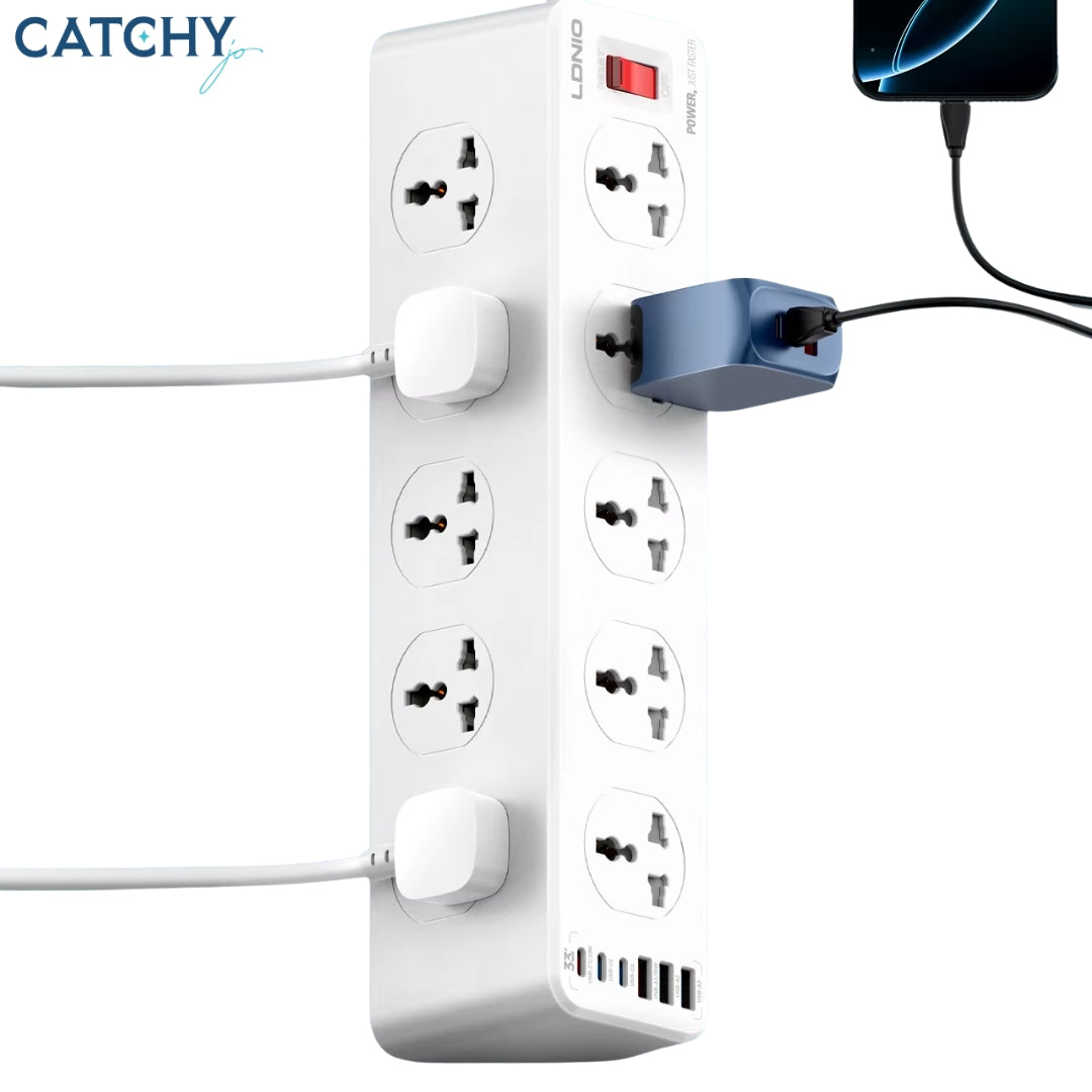 LDNIO SC10610C Extension Power Socket Strip