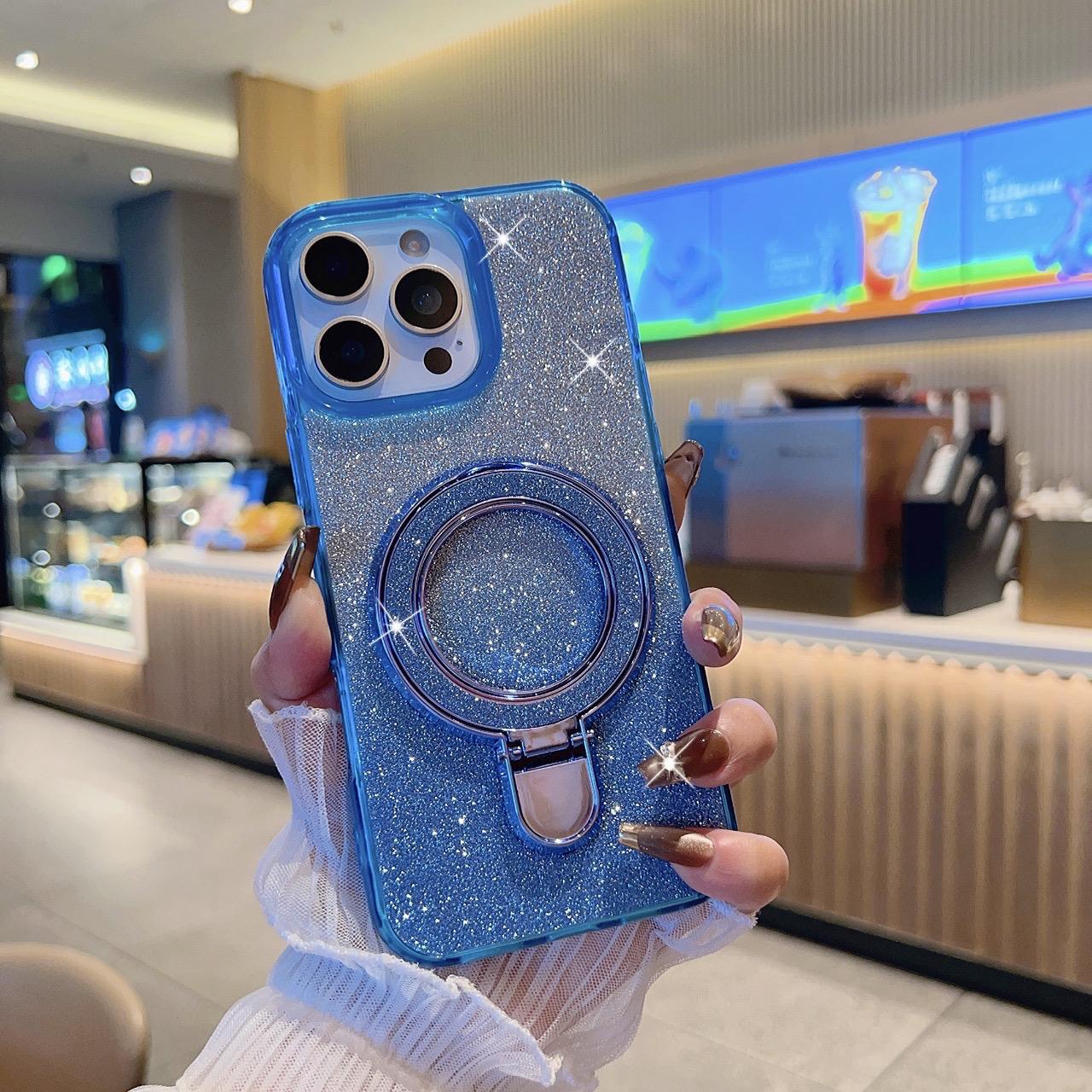 GS-CASE Wireless Charge Shockproof Magnetic Stand Holder Case