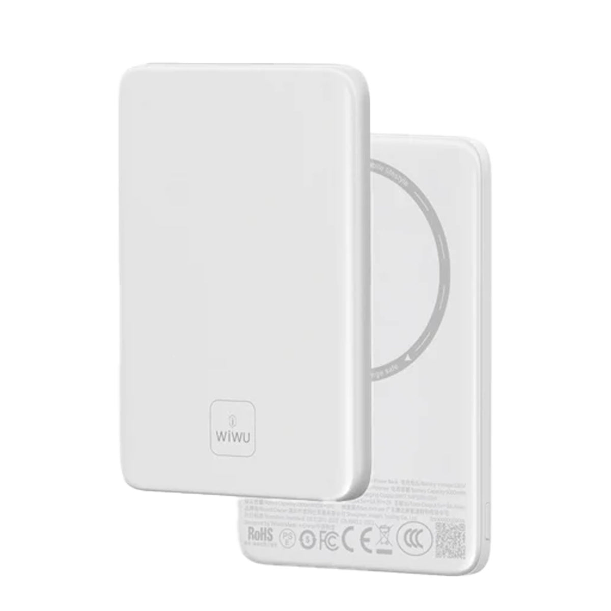 WiWU Wi-P085 Mag Latte Ultra Slim Magnetic Power Bank (5000mAh)
