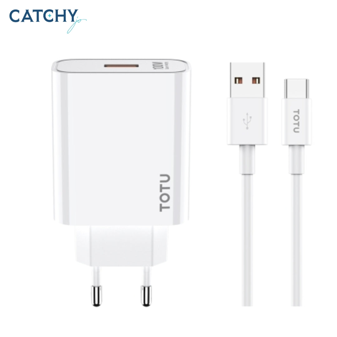 TOTU HC-2-EU Travel Charger With Type-C Cable (100W )