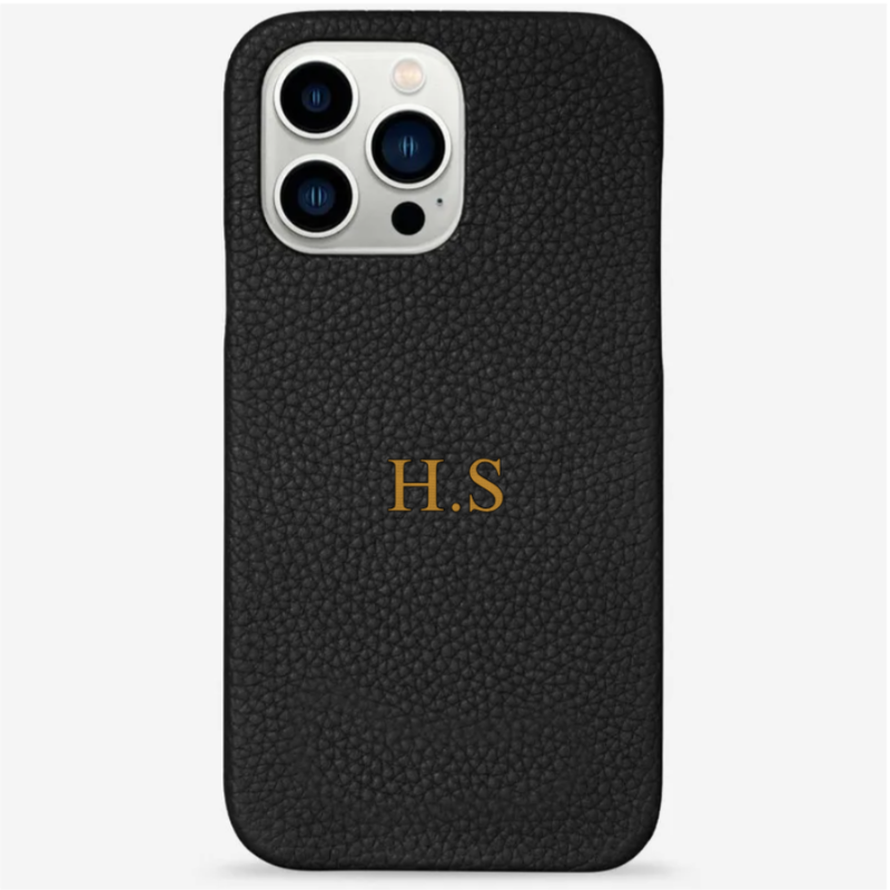 iPhone Leather GS Initials Case (Design)