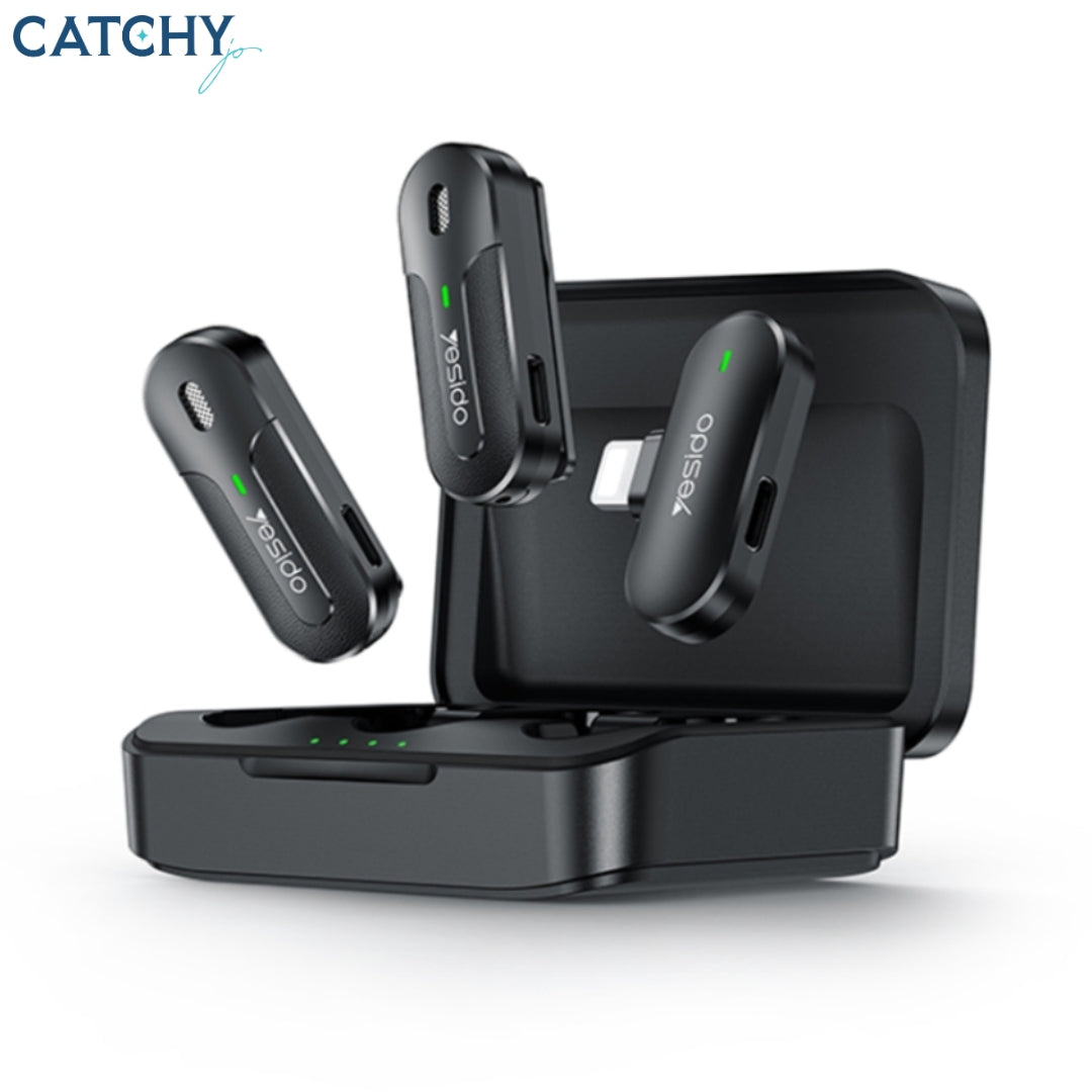 YESIDO KR16 Lightning 2 in 1 Wireless Lavalier Microphone