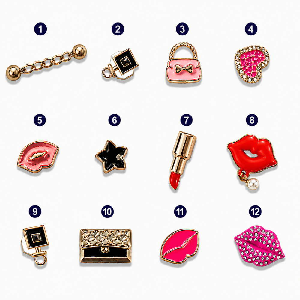 Metal Girls Charms