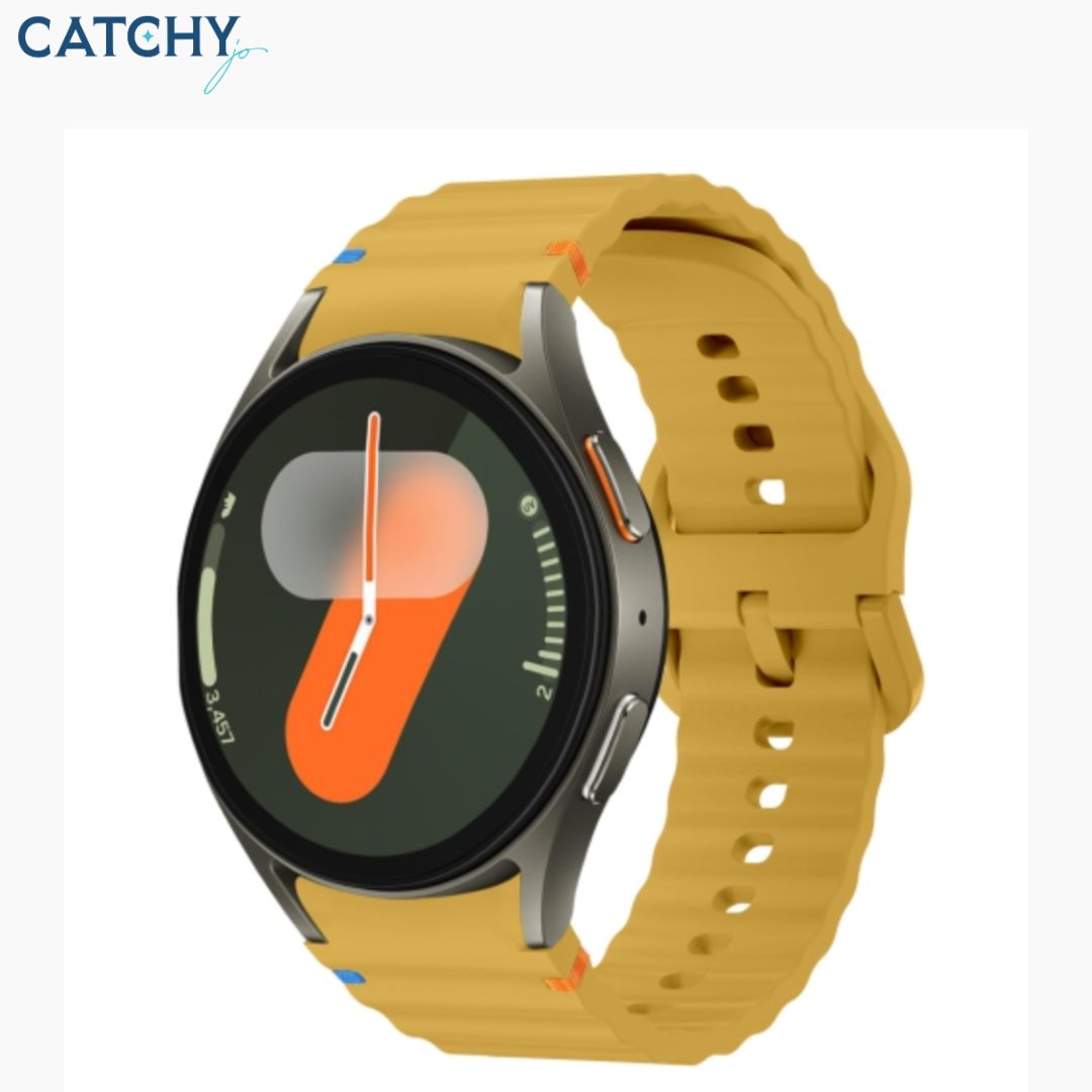 Samsung Wave Pattern Stitched Silicone Watch Band