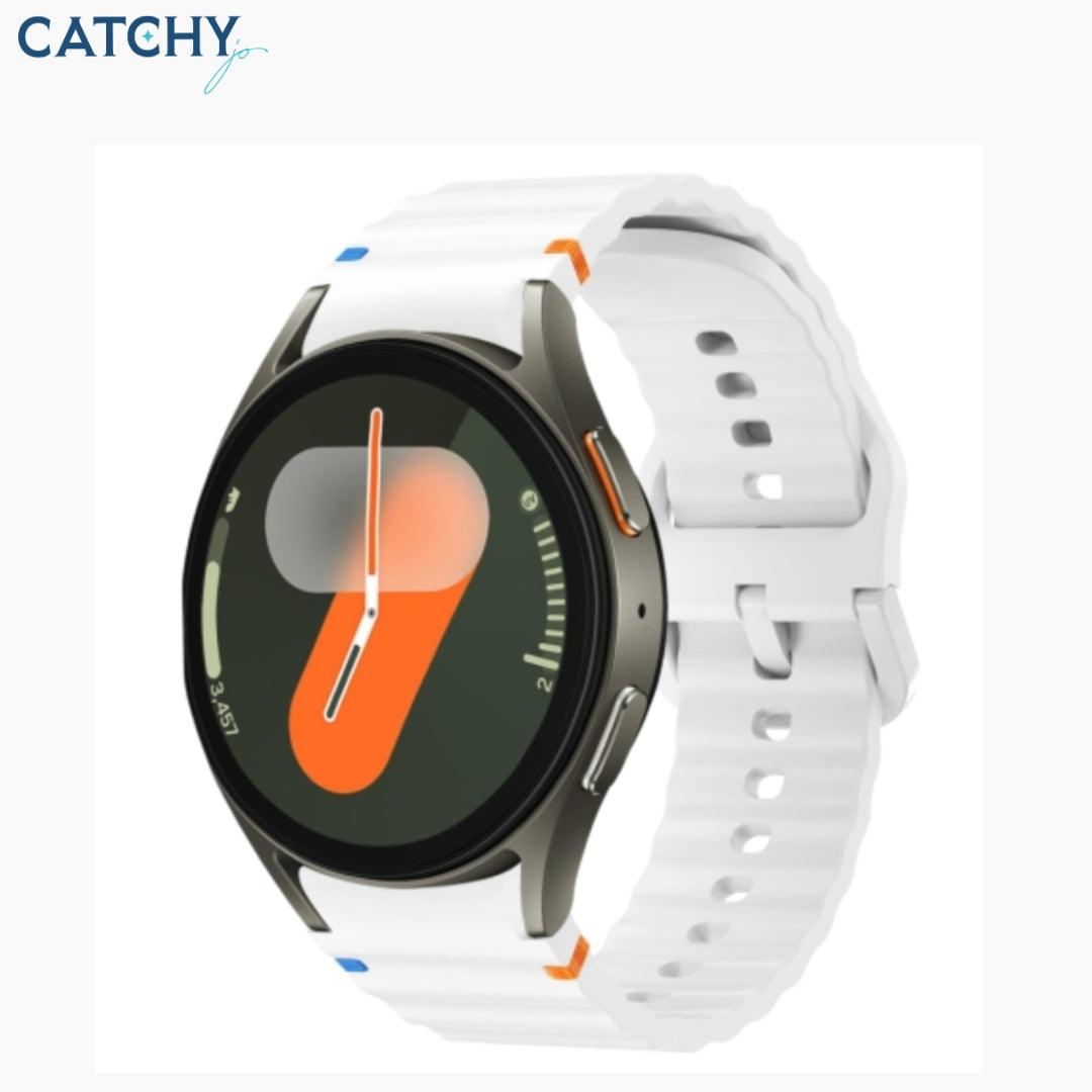 Samsung Wave Pattern Stitched Silicone Watch Band