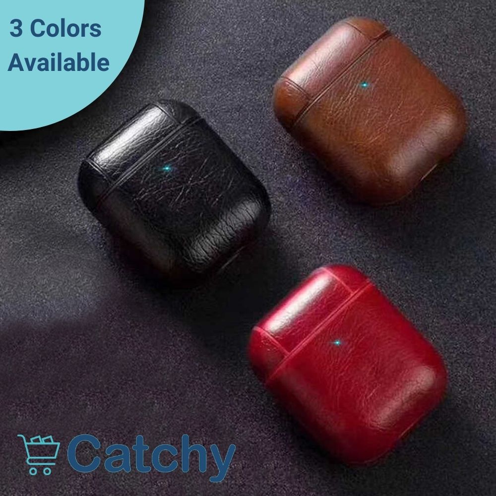Airpods 1 & 2 Leather Case