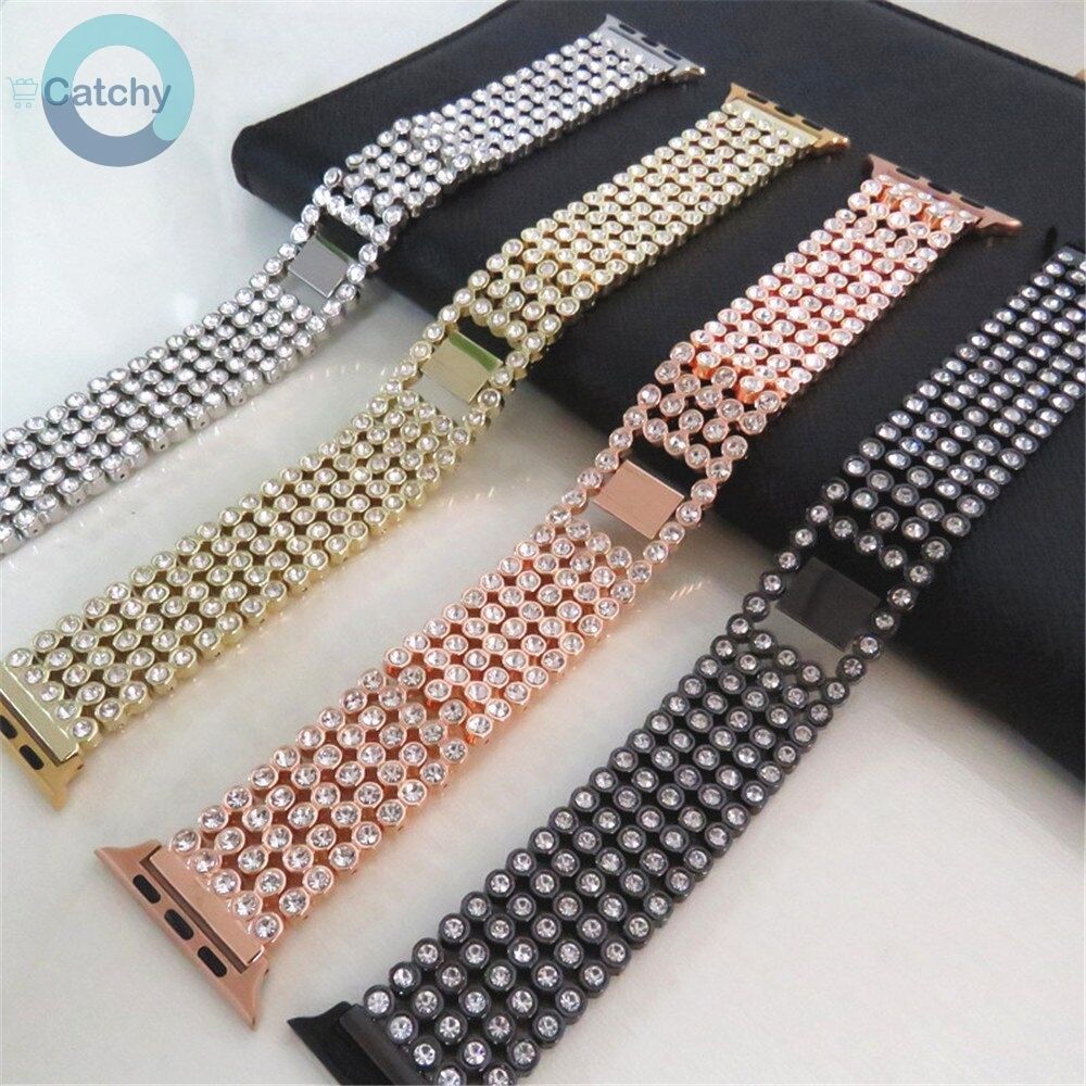 Apple Watch Stainless Steel Starry Diamond Band