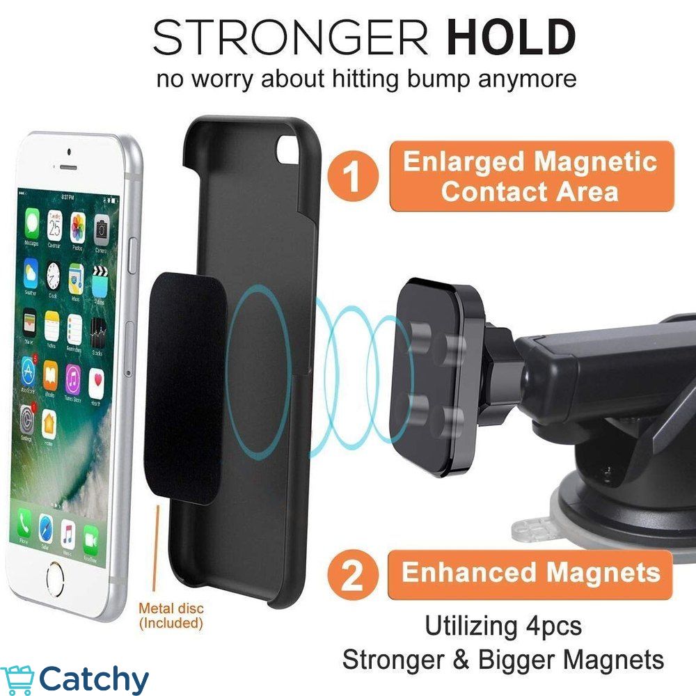 360° Strong Magnetic Car Mobile Holder