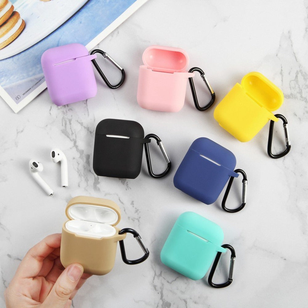 Airpods Silicone Case With Keychain - Main Image