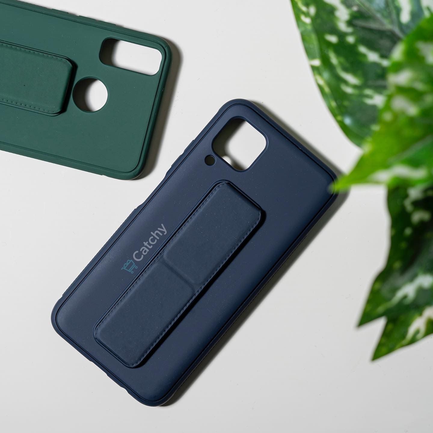 Samsung & Huawei Leather Case With Magnetic Stand