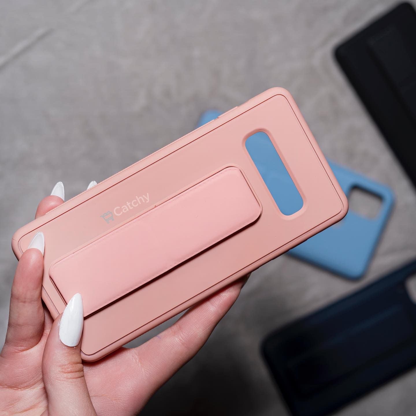 Samsung & Huawei Leather Case With Magnetic Stand