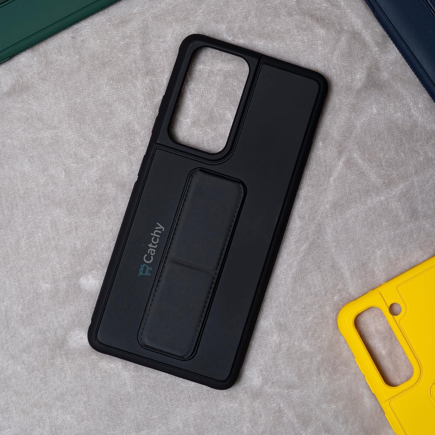 Samsung & Huawei Leather Case With Magnetic Stand