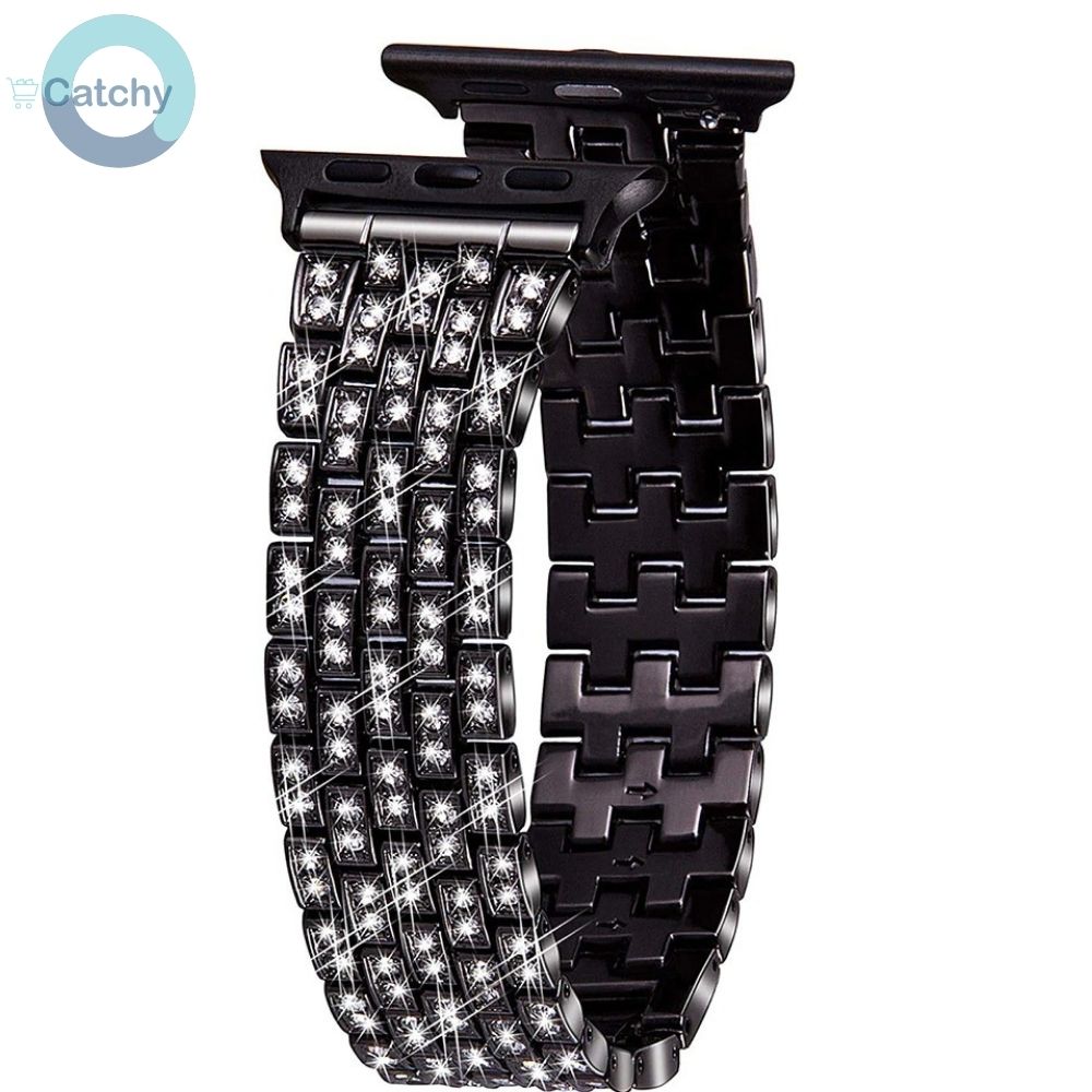 Apple Watch Stainless Steel Diamond Band