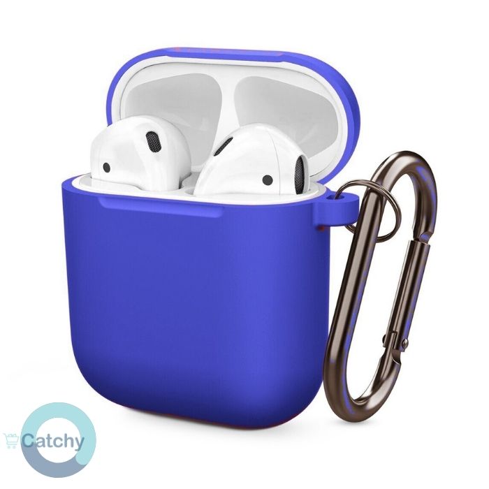 Airpods 1 & 2 Silicone Case With Keychain