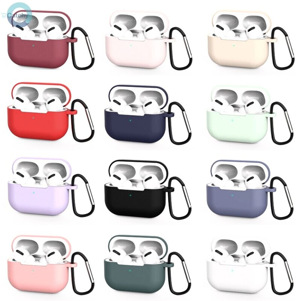 Airpods Pro Silicone Case With Keychain