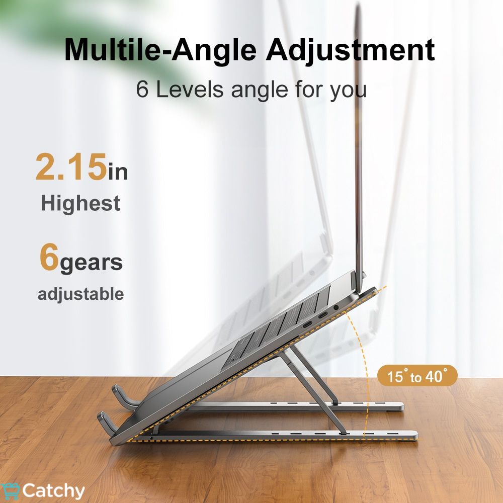 Laptop Adjustable Stainless Steel Stand