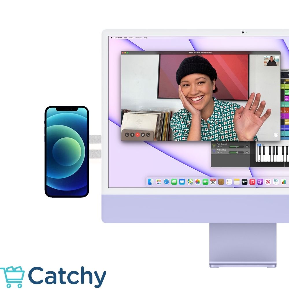 Magnetic Ring Laptop Phone Holder