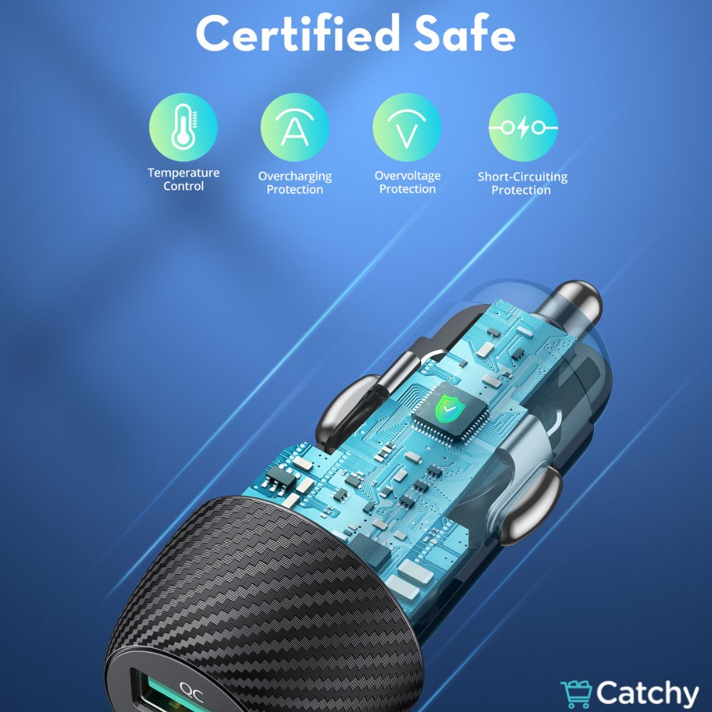 RAVPOWER Car Charger 49W 2 Ports