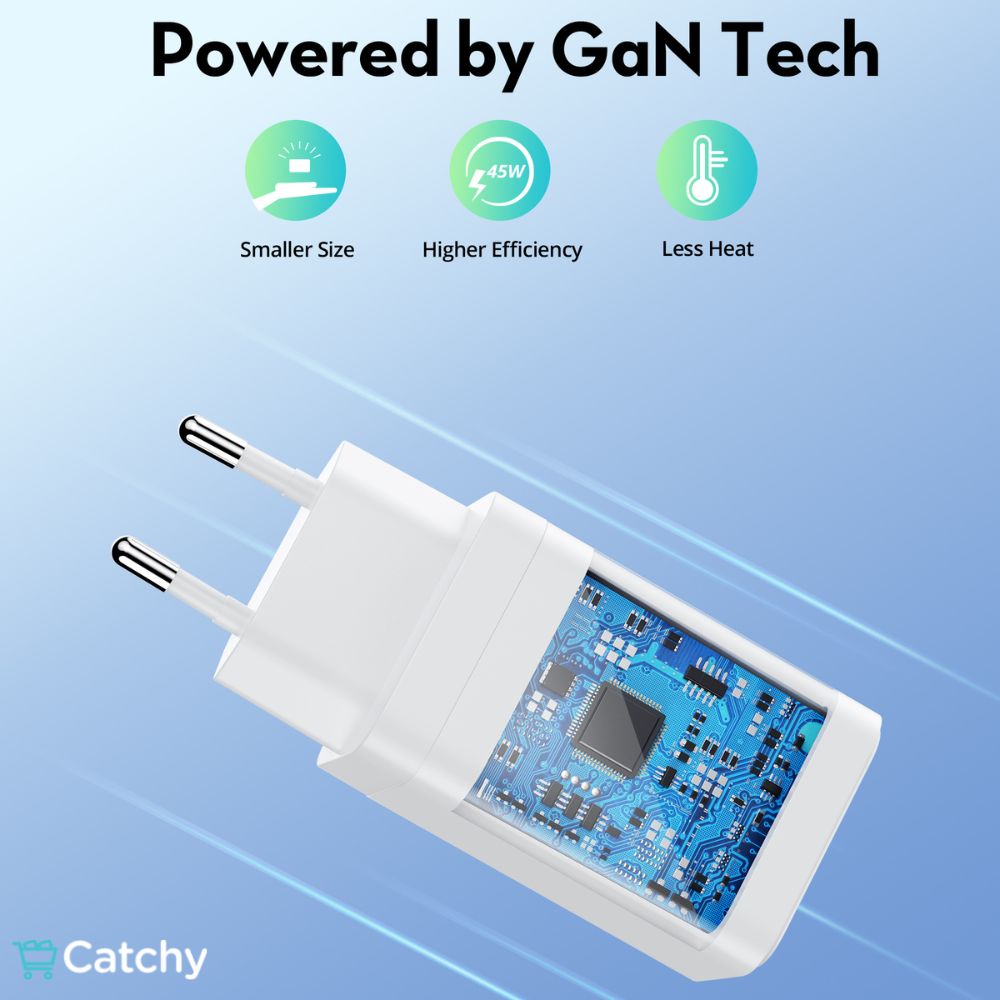 RAVPOWER GaN Wall Charger PD Pioneer 45W 2 Ports