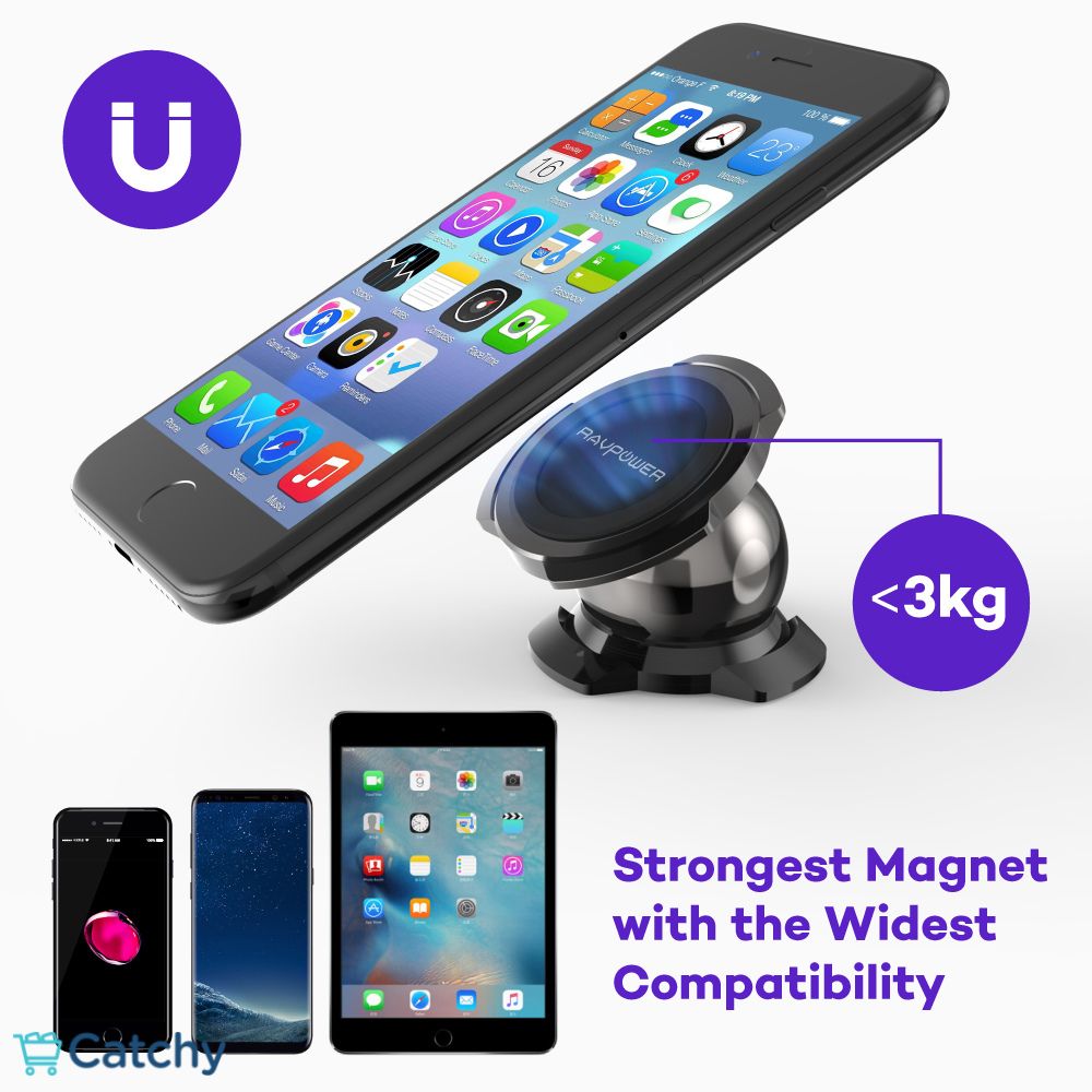 RAVPOWER Magnetic Car Phone Mount