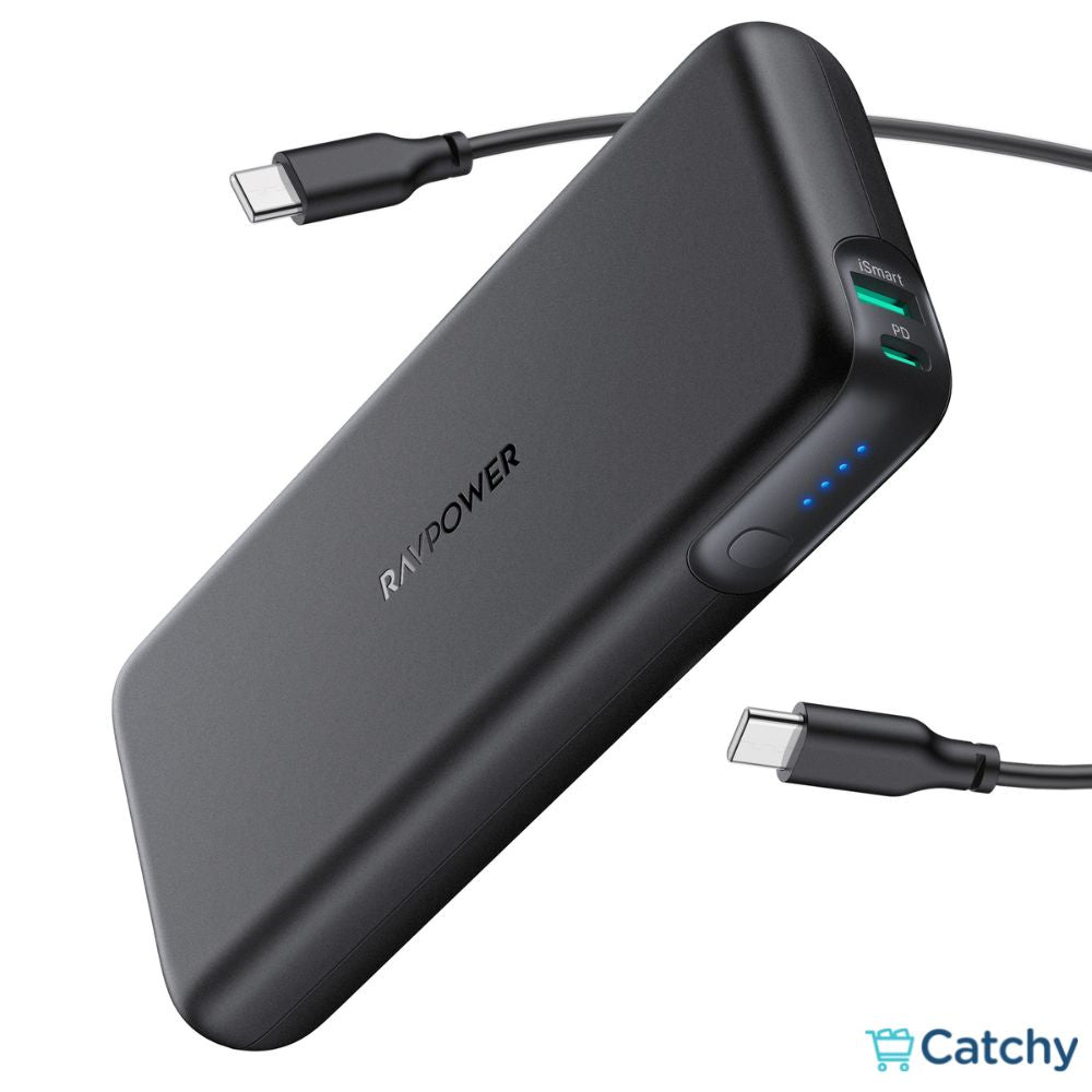 RAVPOWER PD60W Power Bank Portable Charger 20000mAh
