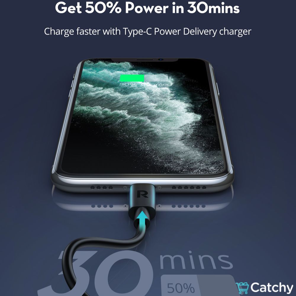 RAVPOWER Type-C to Lightning Cable