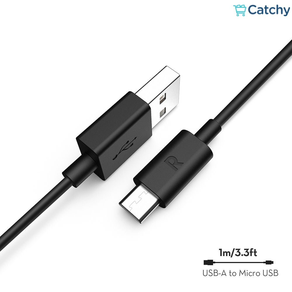 كابل RAVPOWER من USB إلى مايكرو USB 1m