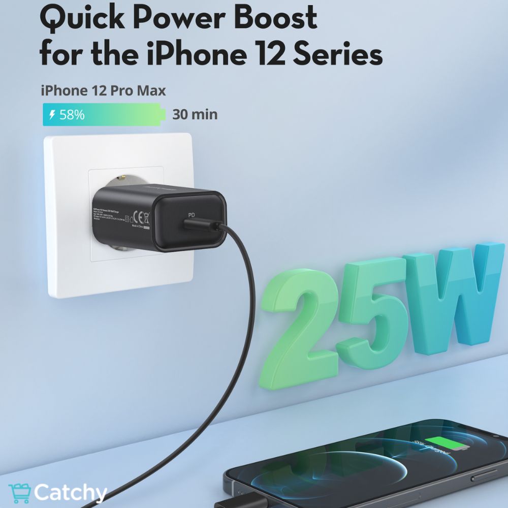 RAVPOWER Wall Charger PD3.0 Single Port 25W