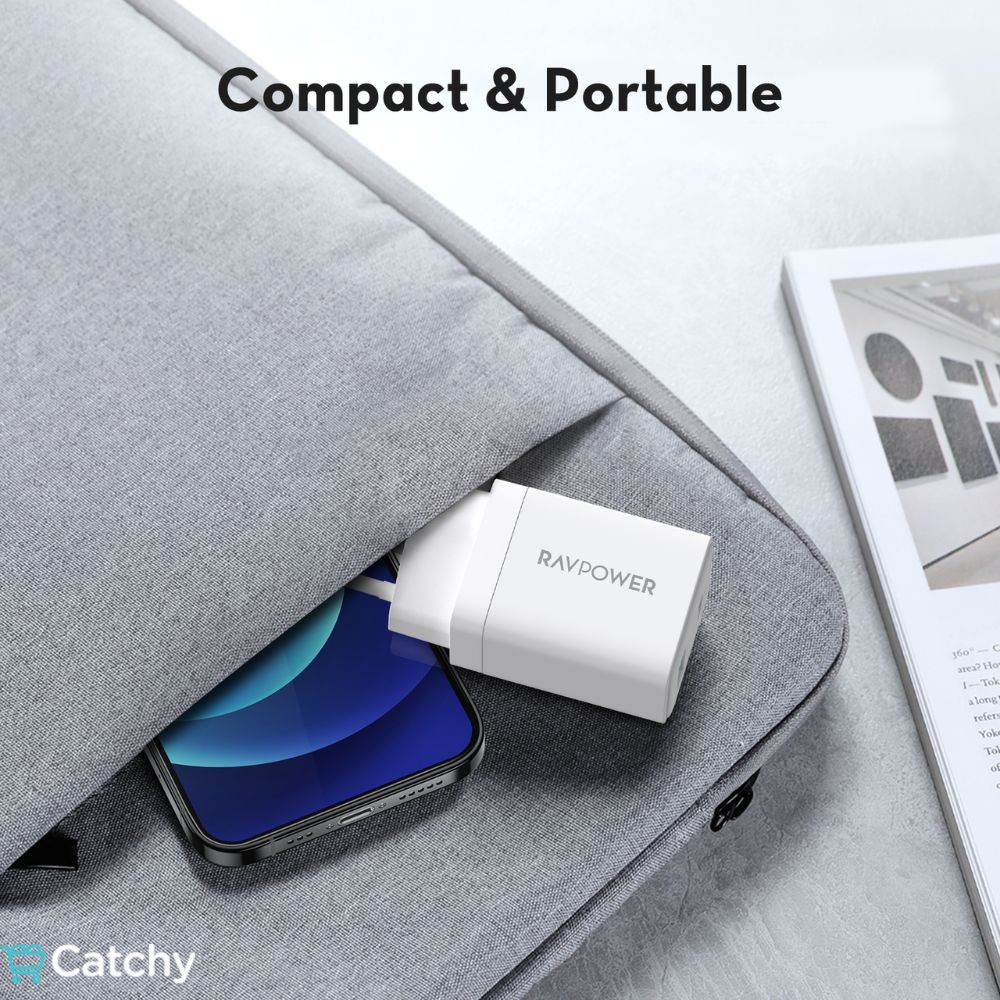 RAVPOWER Wall Charger PD Pioneer 2 Ports