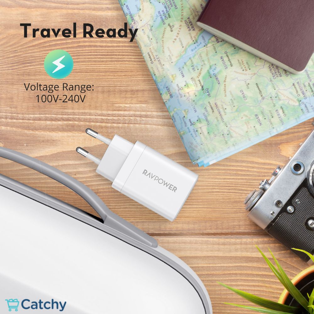 RAVPOWER Wall Charger PD Pioneer 2 Ports