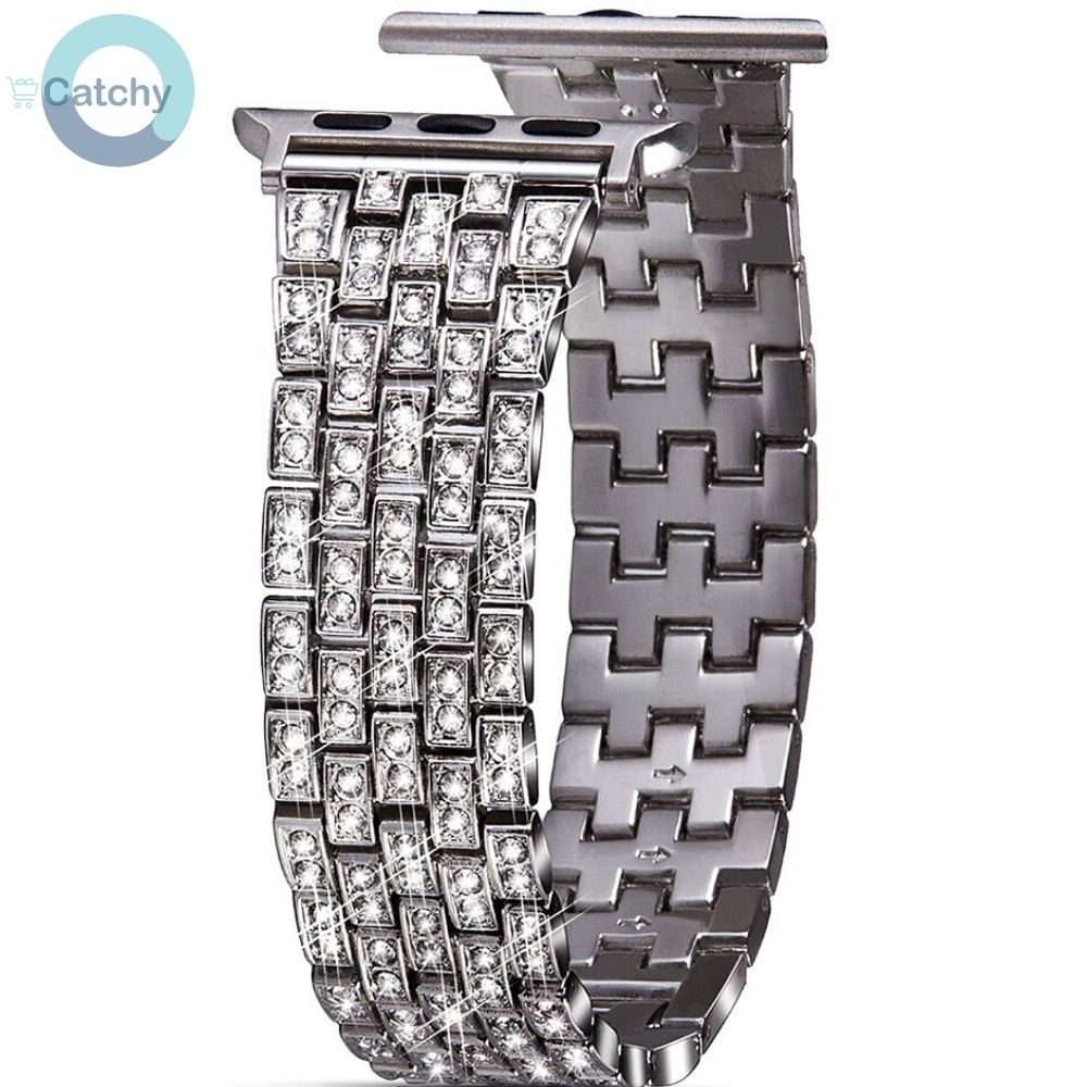 Apple Watch Stainless Steel Diamond Band