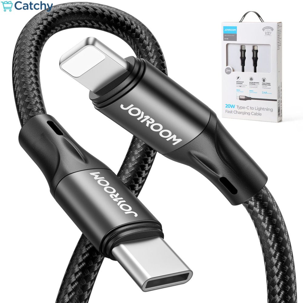 كابل شحن سريع Type-C إلى Lightning (20W) بطول 2M