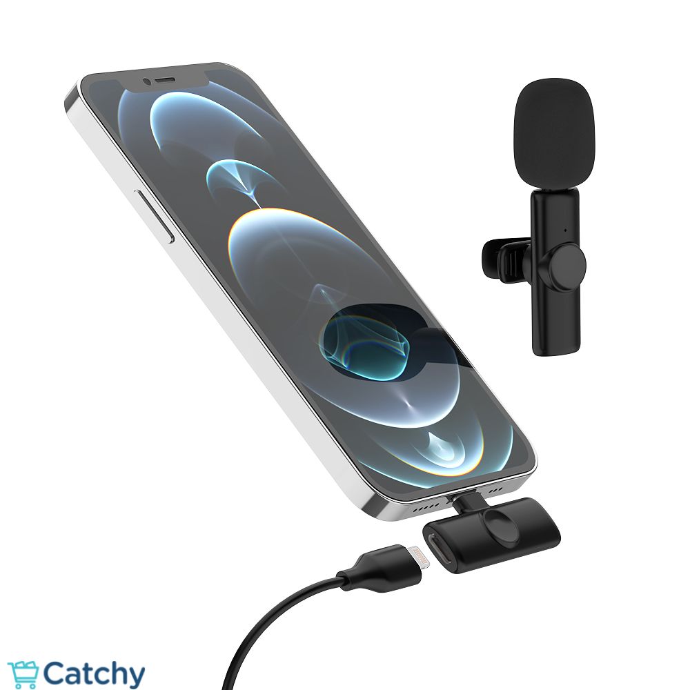 Wireless Clip Microphone For Mobile