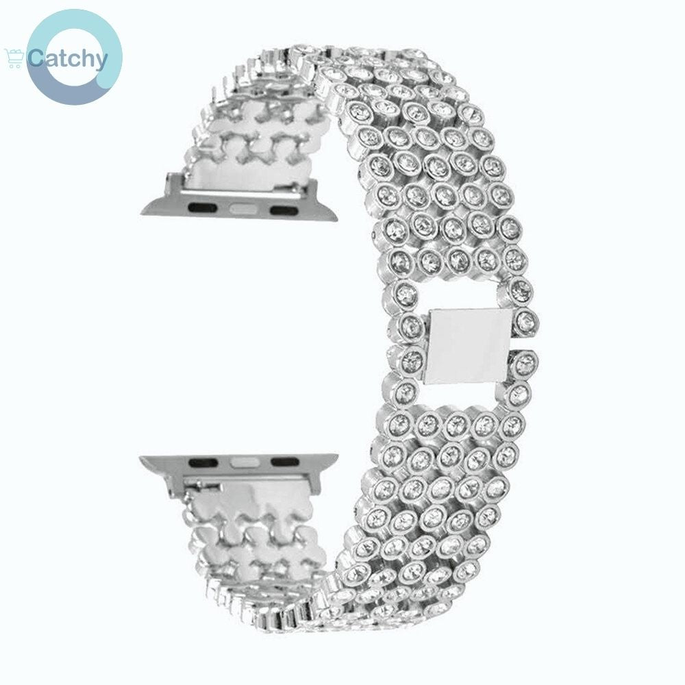 Apple Watch Stainless Steel Starry Diamond Band