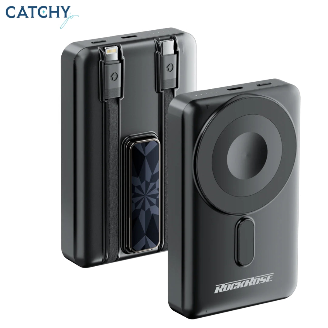 ROCKROSE Atlantis 10 Neo Magnetic Wireless Charge Power Bank (10000mAh)