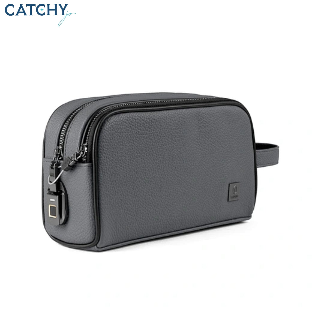 WiWU Phantom Fingerprint Lock Pouch Pro | Black | Gray | Brown WiWU Phantom Fingerprint Lock Pouch Pro | Black | Gray | Brown