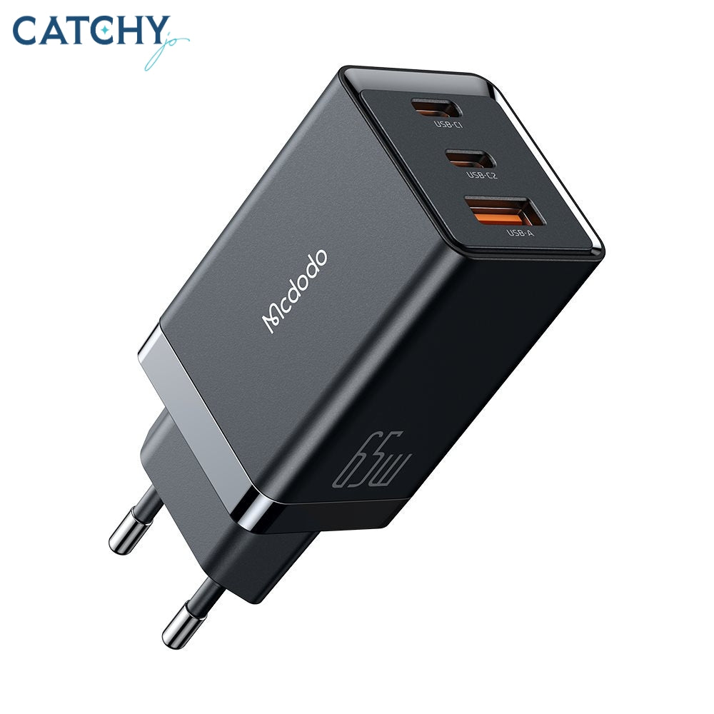 MCDODO Ch-1540 USB And 2 Type-C Ports Charging Adapter (65W)