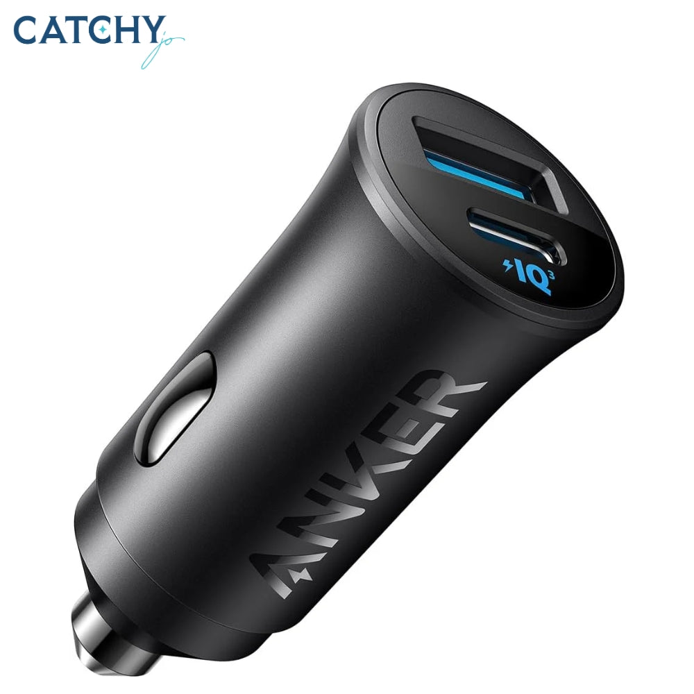 شاحن سيارة Anker بمنفذين (30W)