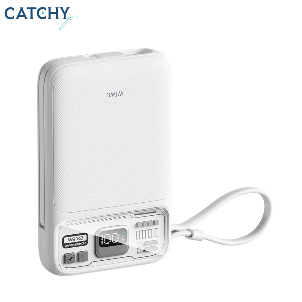 WiWU Wi-P016 Magnetic Power Bank (Dual Cables)
