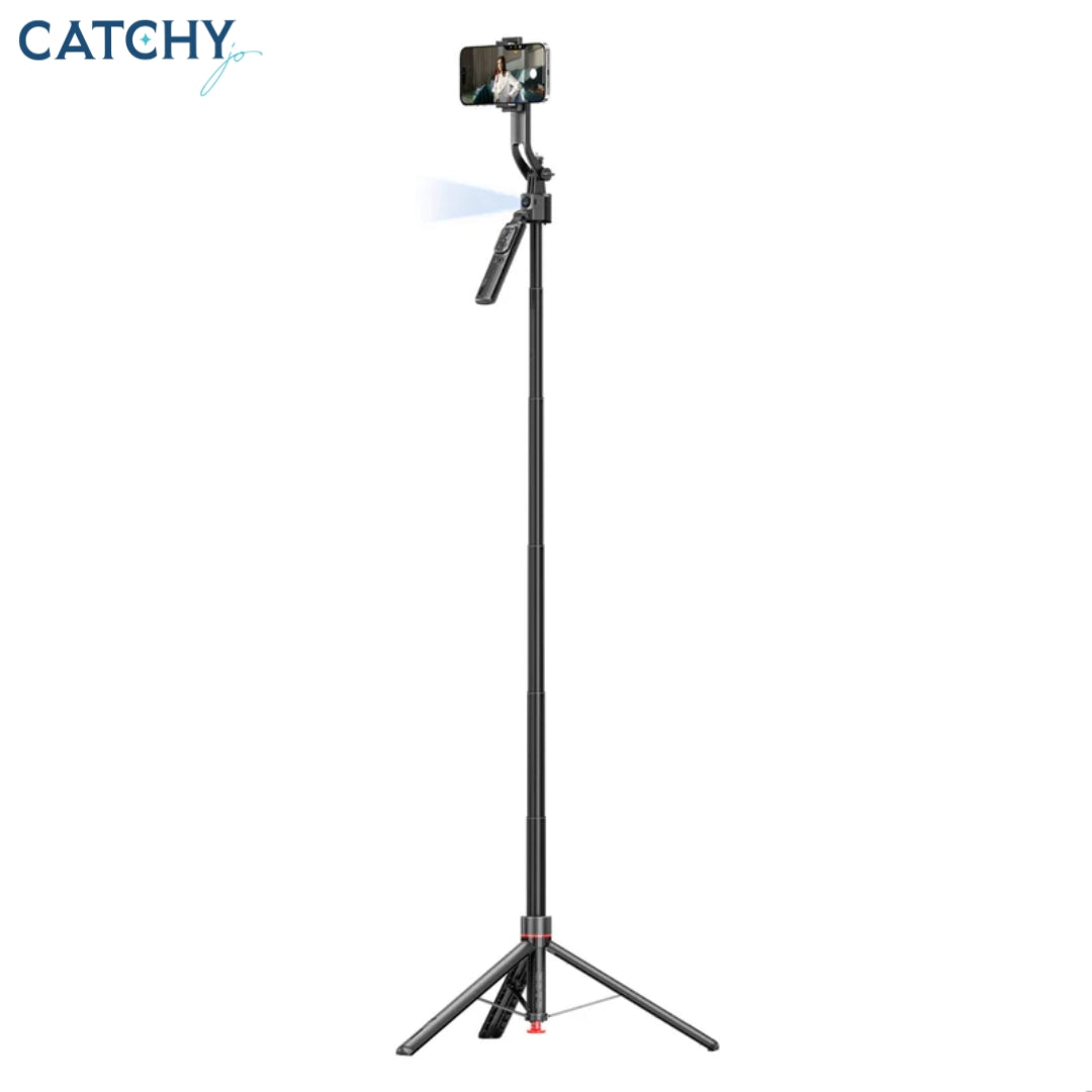PROMATE TriPop-Ai 360° Tracking Telescopic Selfie Stick